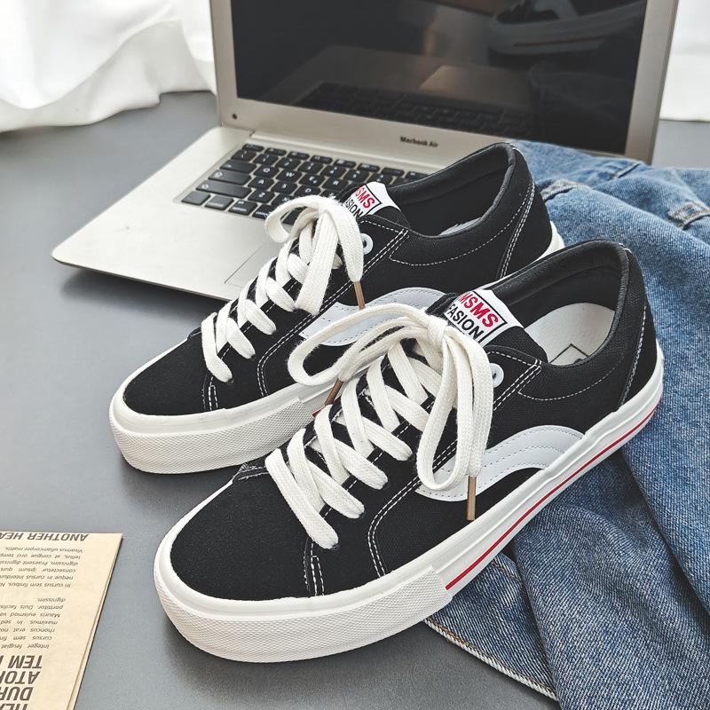 Retro Spring & Autumn Canvas Skate Shoes - Men's Breathable Casual Sneakers