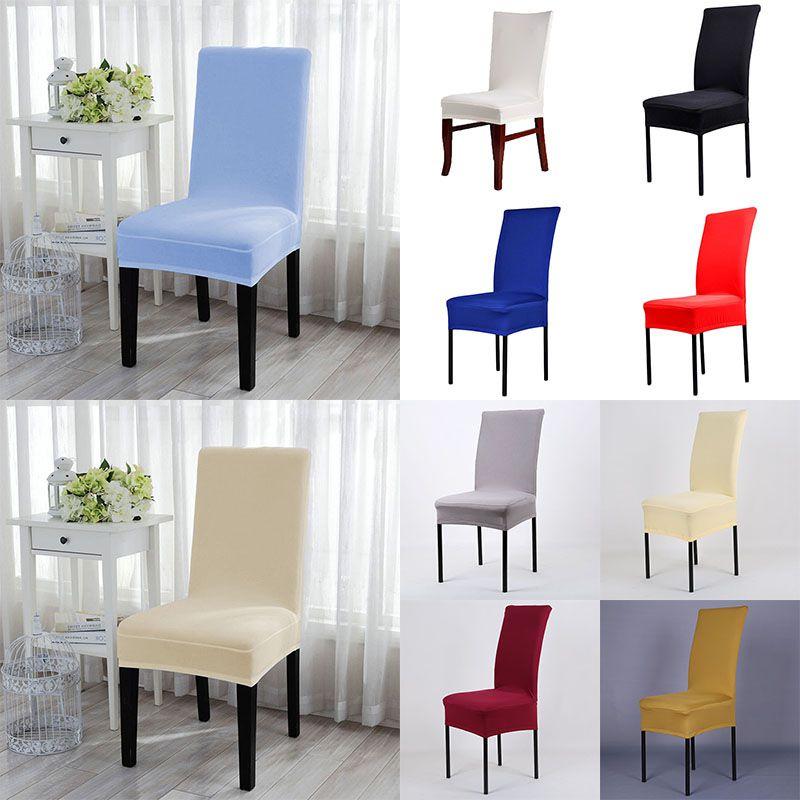 Premium Stretch Spandex Dining Room Chair Cover For Elegant Furniture Decor