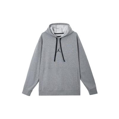 Dri-Fit Air Hettegenser med Ensfarget Logotrykk Langermet Genser Herre Topp Grå DA9860-091