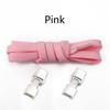 No Tie Shoe Laces Flat Metal Buckle Elastic Shoelaces Casual Shoes for Men and Women Lazy Shoelace Rubber Band Shoestring