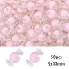 Frosted Acrylic Round Beads for DIY Jewelry and Beading Accessories