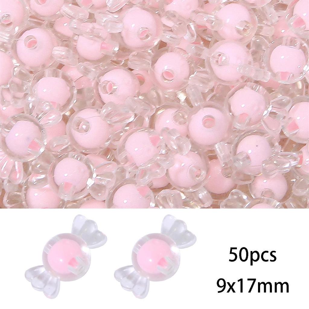 Frosted Acrylic Round Beads for DIY Jewelry and Beading Accessories