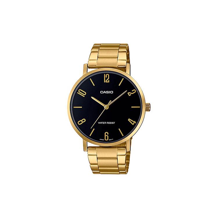 CASIO Men Standard Series Black Watch MTP-VT01G-1B2 MTP-VT01G-1B2 Black Dial