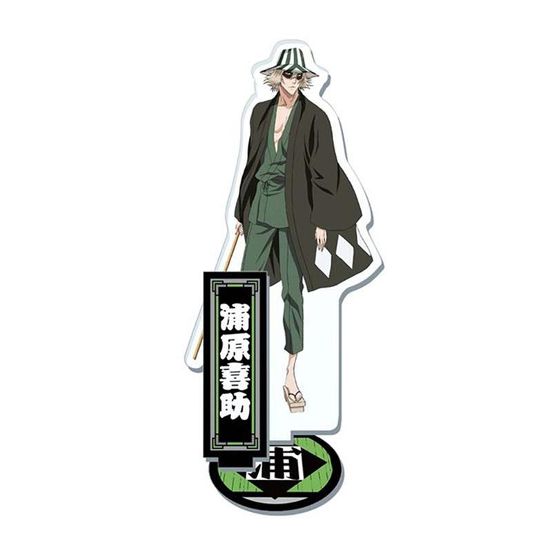 Anime Bleach Acrylic Stand Model Plate Kurosaki Ichigo Kuchiki Rukia Hitsugaya Toshiro Cartoon Figures Standing Sign Holder