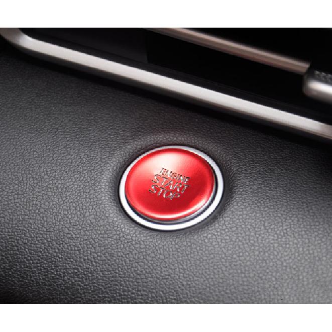 For Hyundai Elantra   Red Engine Start Stop Switch Button Covers Trim