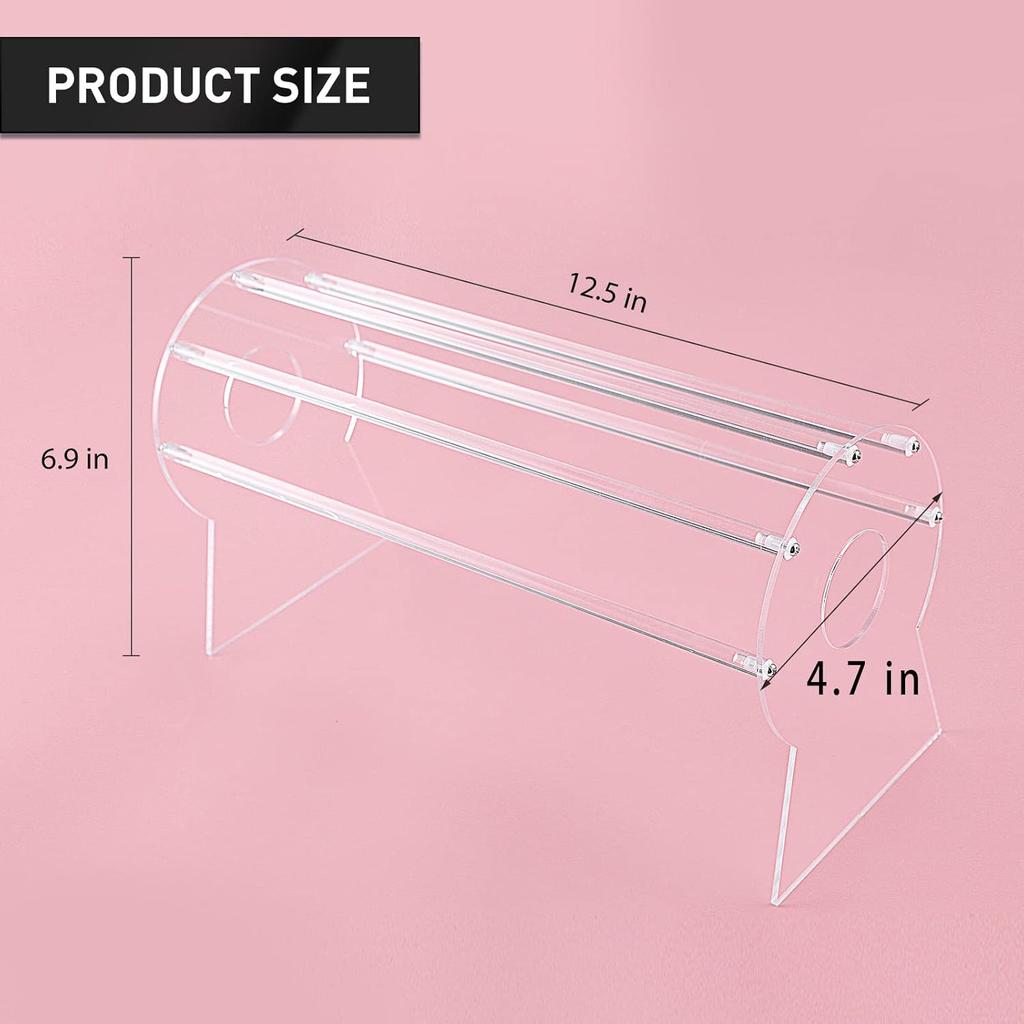 Heaband Holder Organizer,Acrylic Hair Band Ear Display Stand Jewelry Storage for Show Selling.