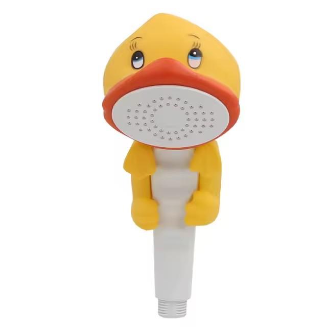 New Cute Cartoon Kid Shower Head with Suction Cup Shower Bracket Children Bath Sprayer Baby Shower Nozzles Bathroom Accessories