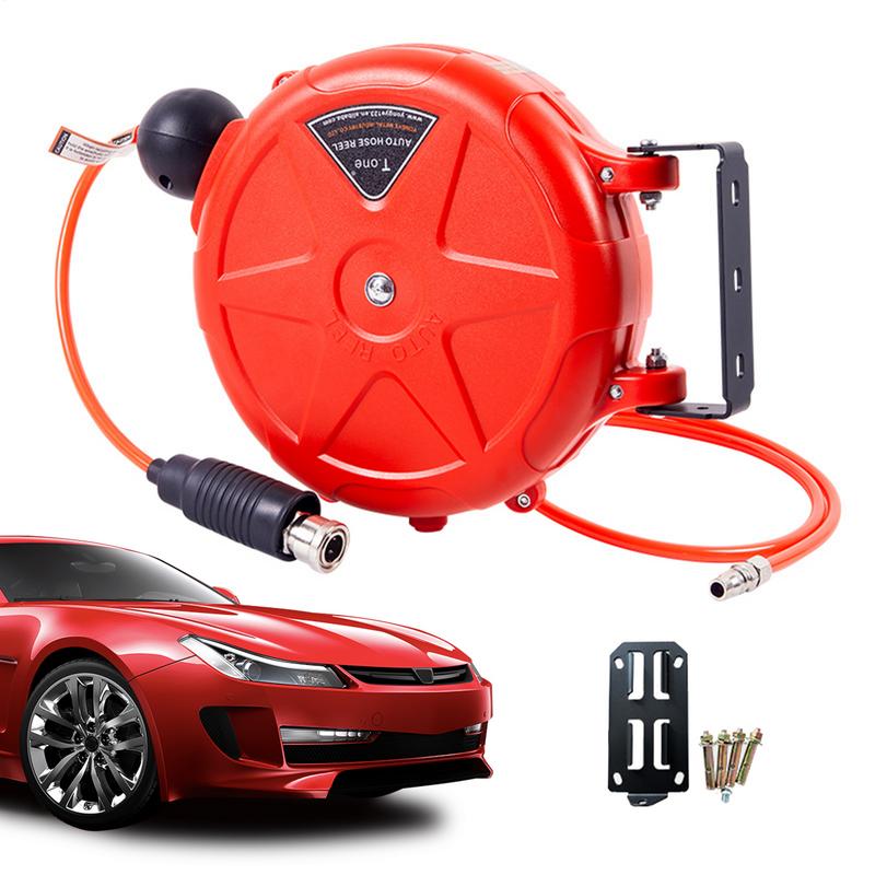 Air Hose Reel 10m Compressor Hose Reel Wall Mounted Automatic Rewind Commercial Reel Quick Coupler Air Compressor Accessories CN