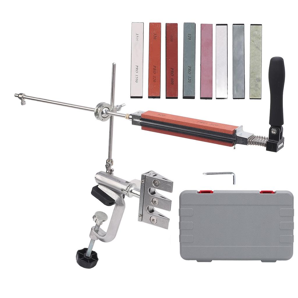 Professional Sharpening Kit 360 Degree Flip Rotation Fixed Angle Adjustable Clip Kitchen Chef