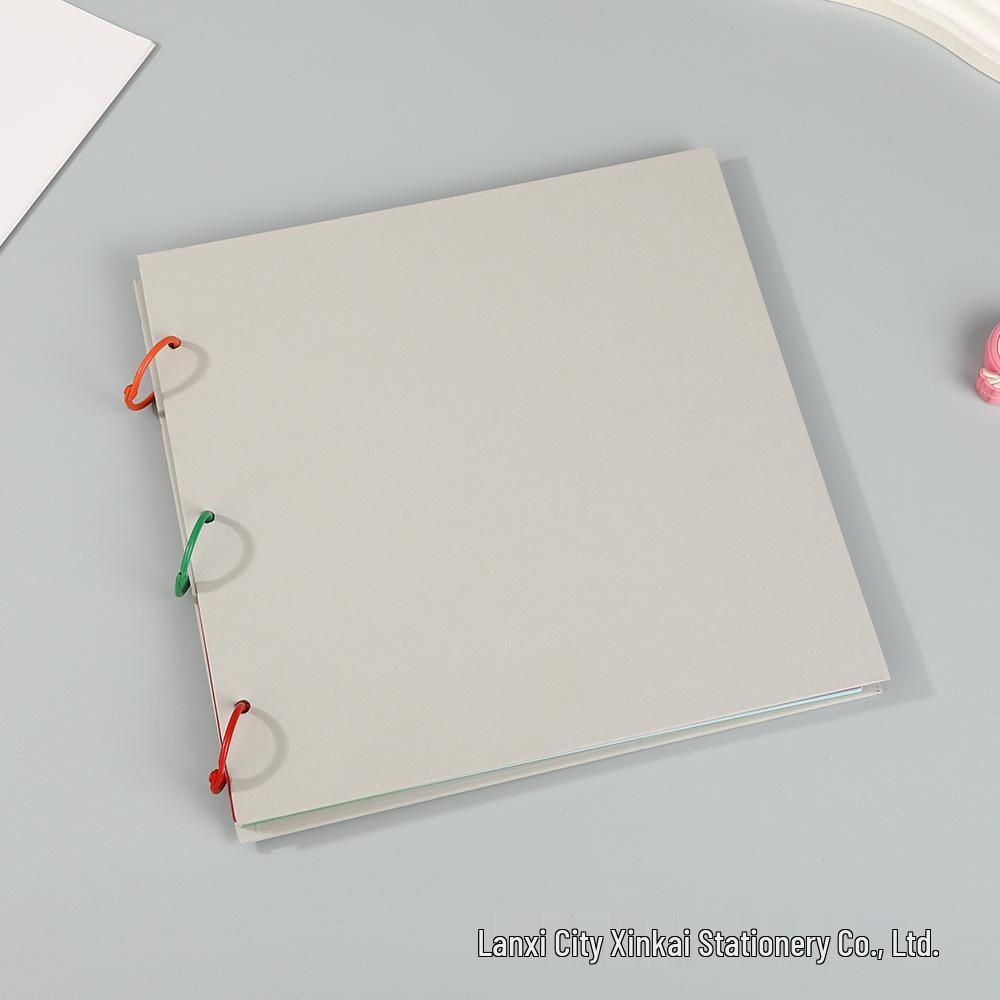 A4 Polaroid Fotoalbum – DIY Scrapbook mit Retro Kraftpapier