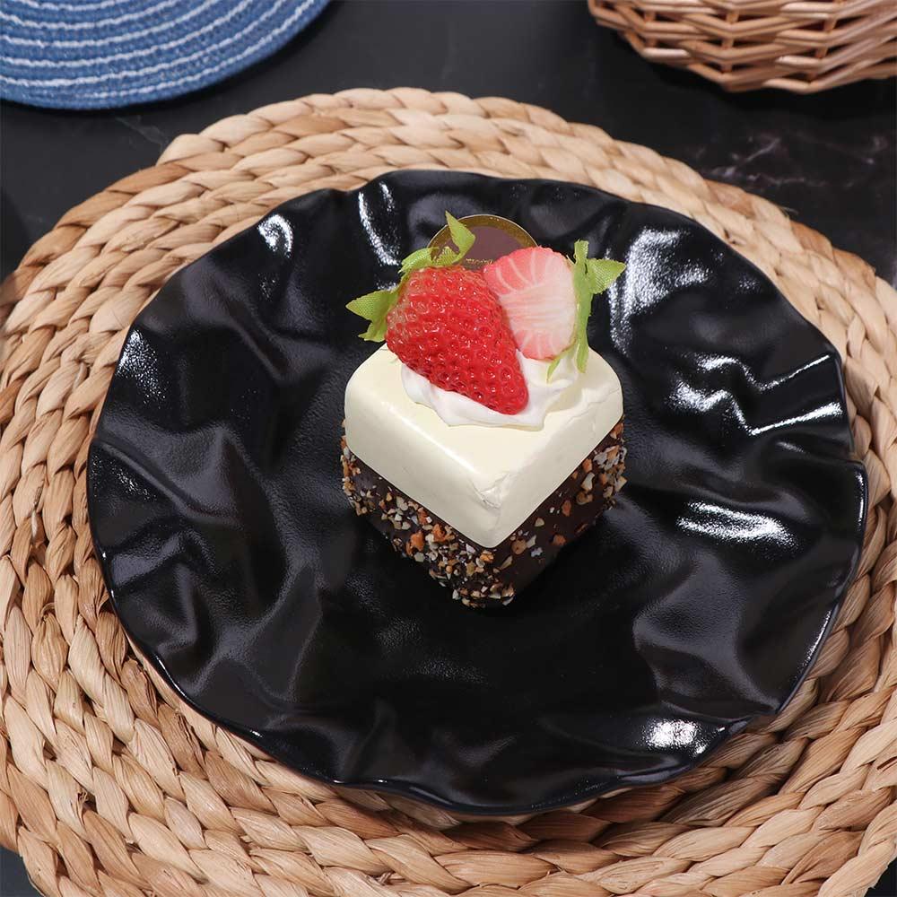 Ceramic Steak Plate Reusable Dessert Tray Tableware Western Cuisine Plate  Dinner