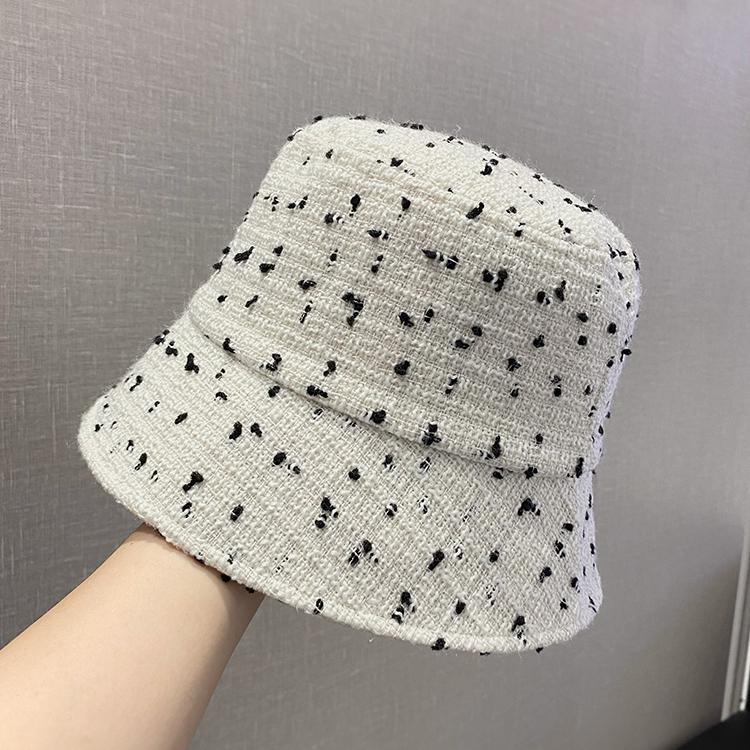 

Женская панама осень и зима новая смешанная цветная однотонная шляпа женская для маленького лица складная шляпа-ведро теплая шляпа тренд Adult adjustable