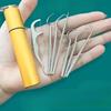 6Pcs/set304 Stainless Steel Portable Toothpick  Interdental Crochet Set Tooth Picking Stuffing Artifact Portable Floss Needle Cleaning
