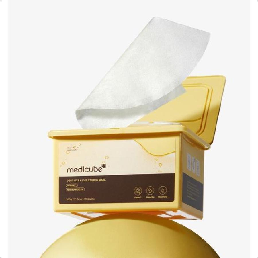 MEDICUBE Deep VITA C ежедневная быстрая маска 350 г (30 листов) 350g (30 Sheets)