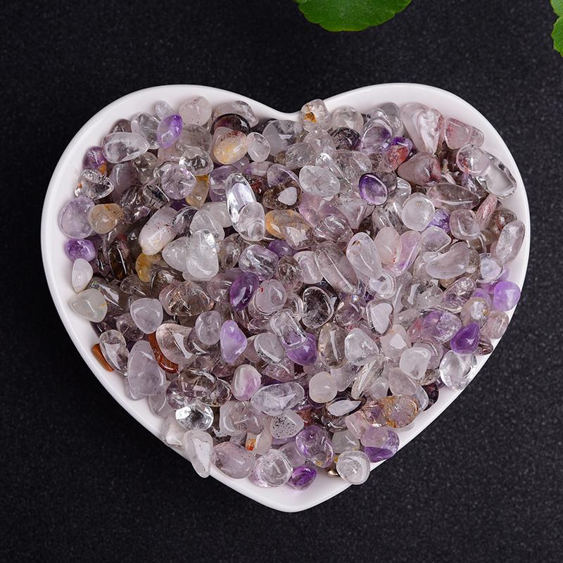 Pietre di Cristallo dei Sette Chakra per Purificare e Smagnetizzare - Decorazione per Mandala, Vaso da Fiori, Acquario