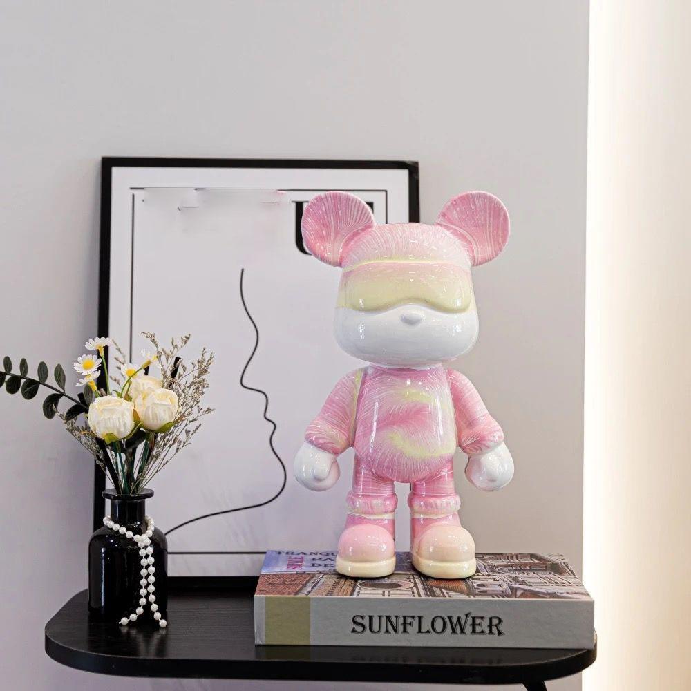 Gewalttätiges Bären-Sparschwein, Wassertransferdruck, Wohnzimmer, Leichter Luxus, Schlicht, Trendig, Dekorative Artikel, TV-Schrank, Weinschrank, Eingangsbereich