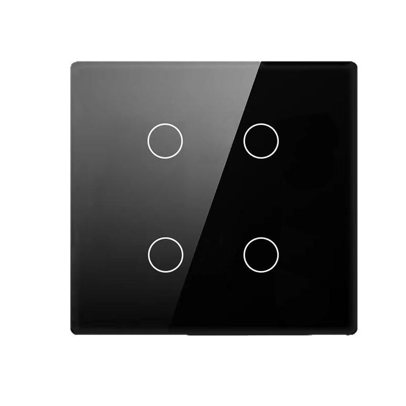 Graffiti WiFi Smart Touch Wall Switch, Alexa Compatible, Tempered Glass, Brazil Standard