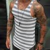 Erkek Yaz Yeni Stil Erkek İnce Nefes Alabilir Spor Fitness Kolsuz Örme Gömlek Rahat Bol Örme Tank Top