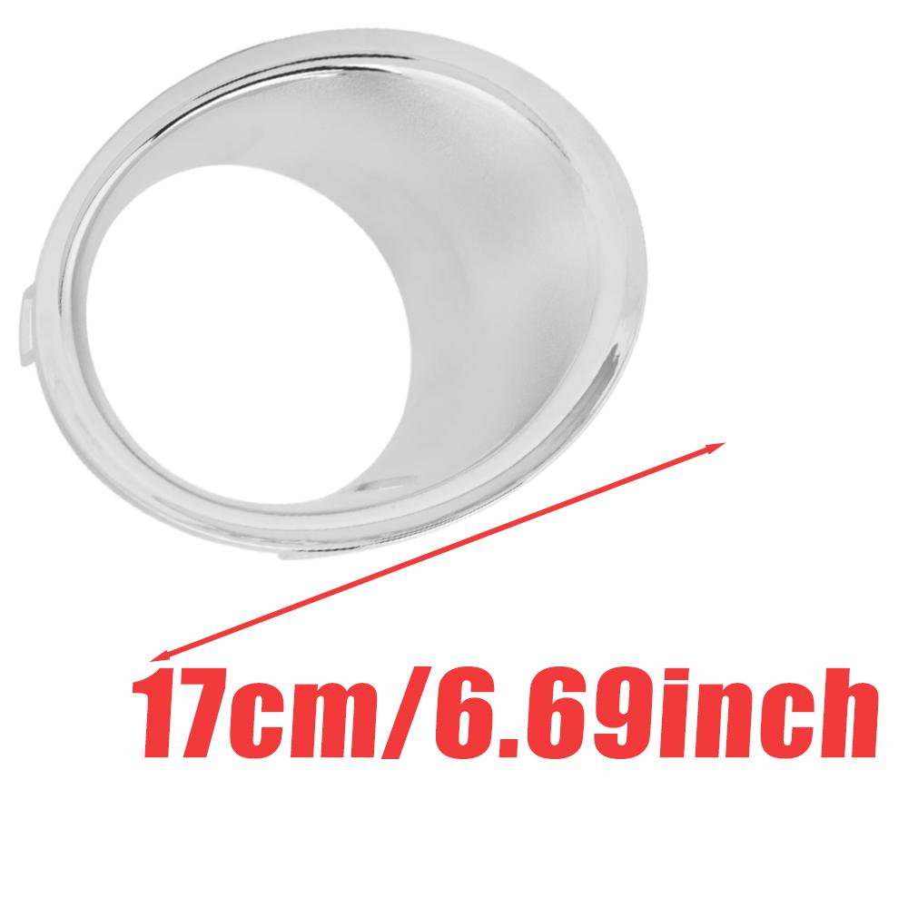 Chrome Front Fog Light Lamp Trim Ring Cover for Mini Cooper R55 R56 R57 pre-LCI 2007 2008 2009 2010 2011 51112753661