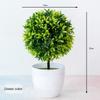 New Green Artificial Plants Bonsai Small Tree Grass Flower Potted Bonsai  Halloween Wedding Christmas Party Home Office Decor