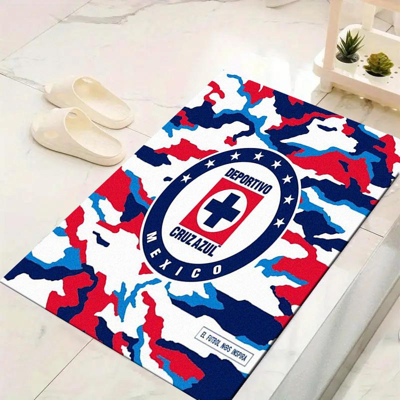 Cruz Azul Carpet Rug for Living Room Bedroom Home Sofa Decoration, Kids play Non-slip Floor Mat