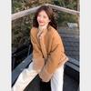 2025 Women's Lambswool Leather-Suede Motorcycle Jacket - Winter Small Fragrance Style