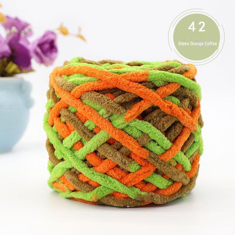 Thick Wool DIY Yarn Ball for Handwoven Crafts - Soft Texture, Easy To Work With, Multiple Colors