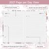 2027 A5 Weekly Planner Notebook with Strap - Customizable High-Value Schedule Book