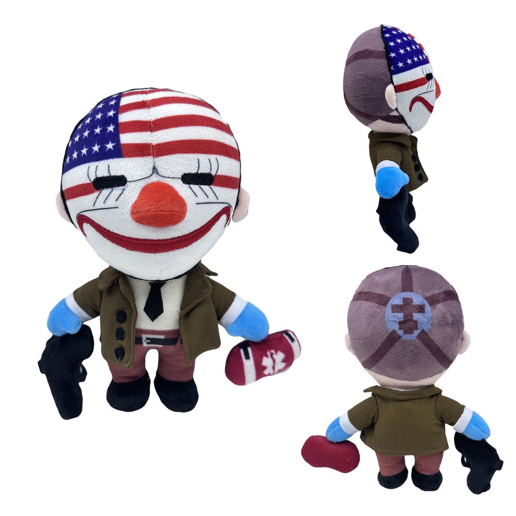 New PayDay 3 Plush Plush Plush Game Accessories Plush Dolls