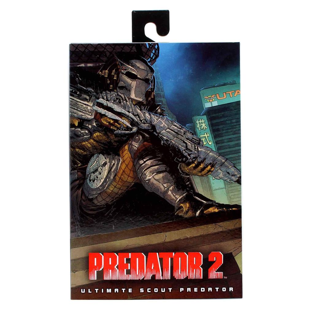 NECA Predator Ultimate Action Figure Scout Predator NECA 2020 PREDATOR 2 ULTIMATE SCOUT PREDATOR Movie Predator The Lost Clan 7-inch / 2 [Used]