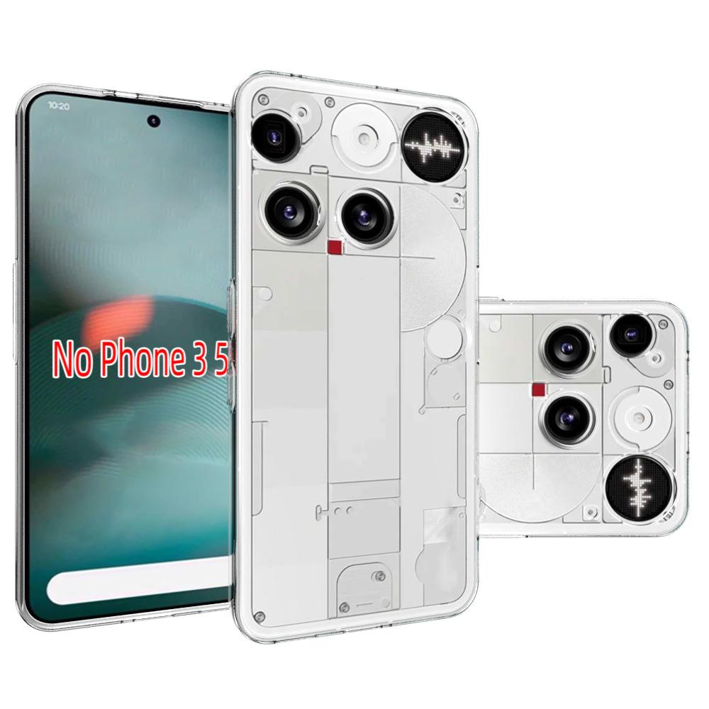 Étui Housse Souple Transparente Fine Non Jaunissante pour Nothing Phone 3 5G Phone3 3A Pro Phone3a 2A Plus Cmf Phone 1 2 Accessoires