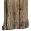 Wood Vinyl Wallpaper Roll Wood Grain Self Adhesive Wallpaper Kitchen Wardrobe Cabinet Furniture Contact Paper Renovation Door