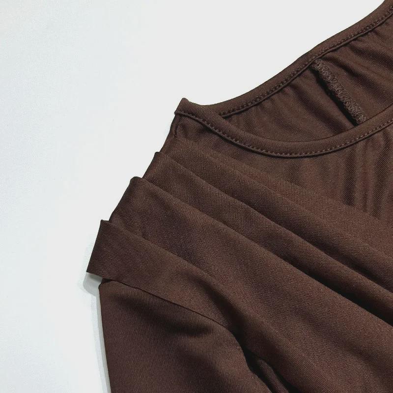 2023 Herbst Europäisches & Amerikanisches Damen Splicing Sexy Taillenfreies Slim Hüftkleid