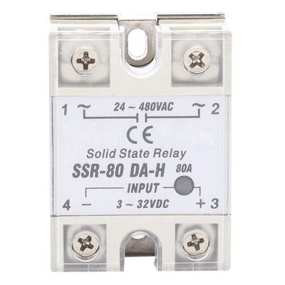 Relais statique AC SSR avec interrupteur sans contact SSR-80A DA H 24-480VAC de haute qualité
