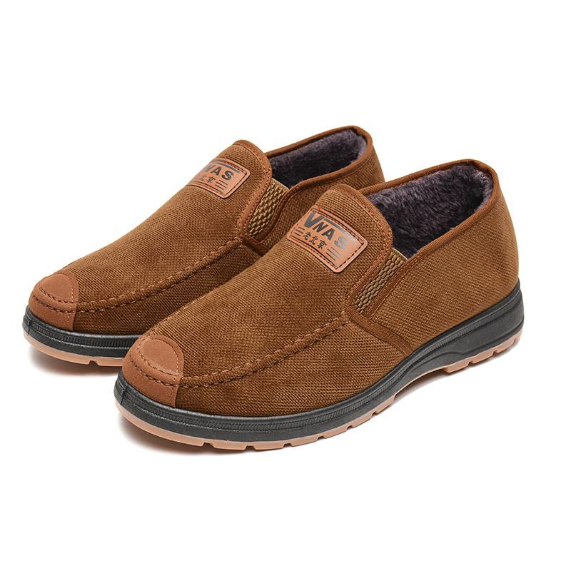 

Новые Старые Пекинские Тканевые Туфли Мужская Обувь Дышащая Мужская Обувь Мягкая Подошва Противоскользящая Повседневная Спортивная Зимняя Теплая Обувь для Пожилых 39