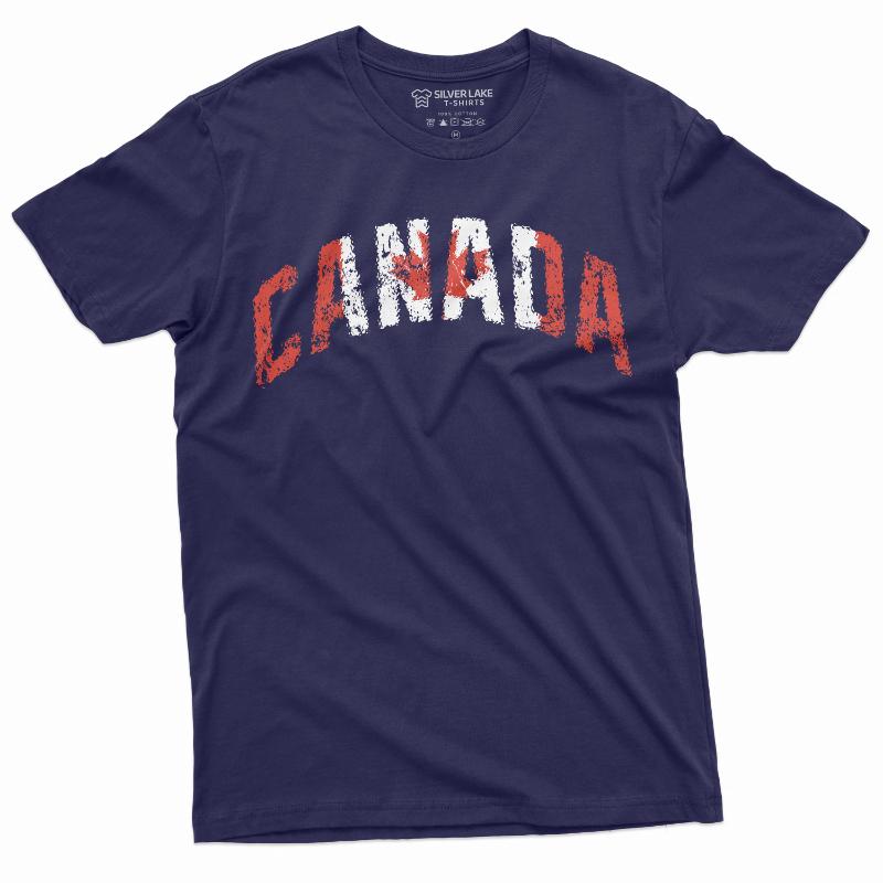 Canadian Shirt Canadian Flag Tshirt Canada Day Tshirt Canadian Patriotic Gift Tshirt Canadian Gift Creative Shirt