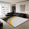Modern Light Luxury Black Golden Large Rugs Decoration Home Sofa Coffee Tables Living Room Carpet Bedroom Bath Non-slip Foot Mat