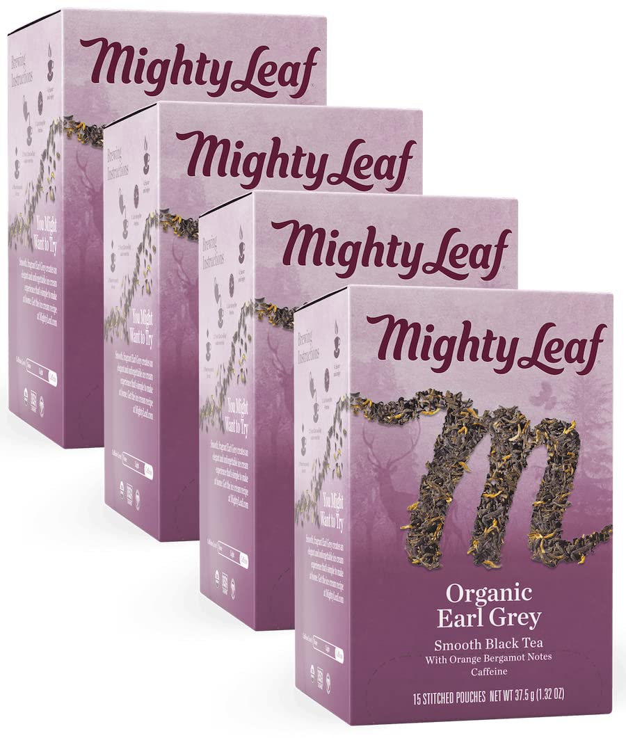 

Mighty Leaf Organic Earl Gray 4 Box Set Imported [Regular Product]
