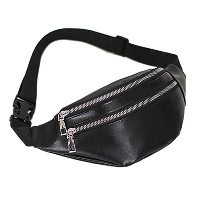 New Women's  Leather Waist To Proof Waterproof Shoulder Fanny Pack Belt Bag Money Fashion Chest Clutch