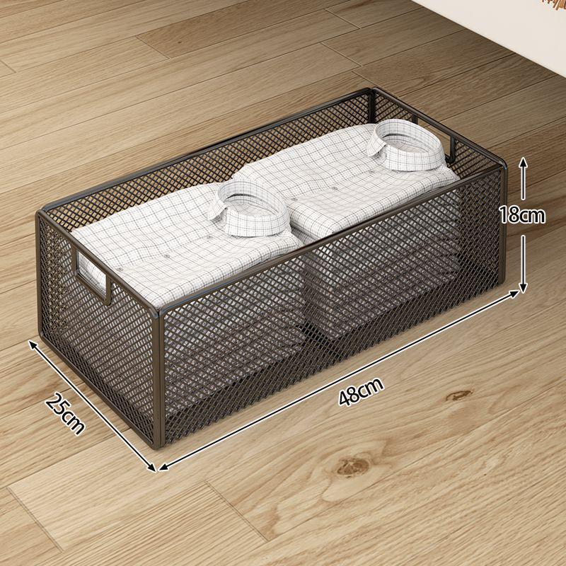 Flat Large Underbed Storage Box with Wheels - Drawer-Type Organizer for Clothes