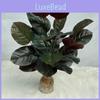 Fake Green Plant Pot With 26 Leaves For Home Decor And Photography Props