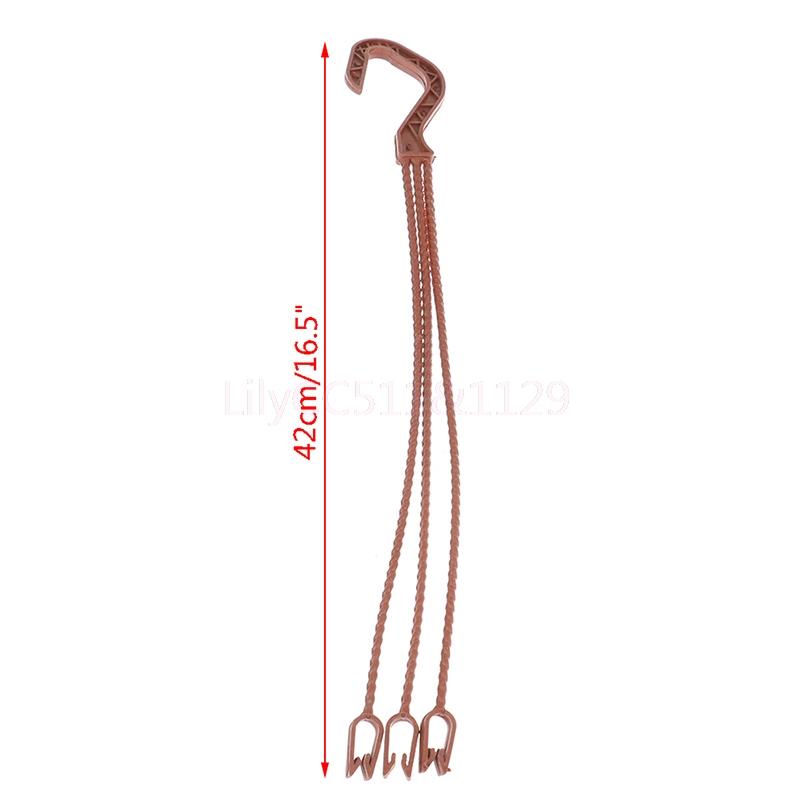 10pcs Plant Hanger Hooks Flower Pots Hanging Basin Garden Basket Hanging Chains 36cm