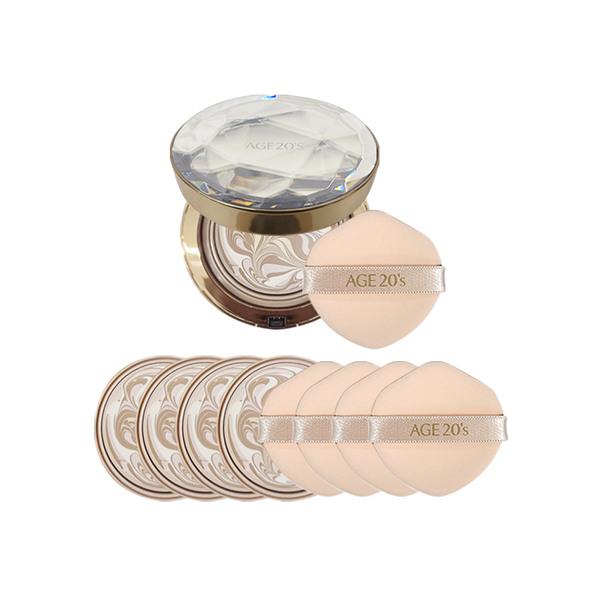 Age 20 s Fact ID Essence Cover Pact (main product + 4 refills) No. 21 + 4 refills