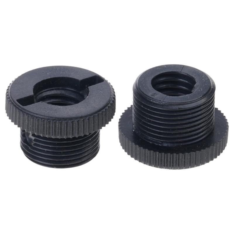 10Pieces 3/8" Female To 5/8" Male Microphones Mics Stands Adapter Thread Screws for Microphones Mics Stands Spare Parts