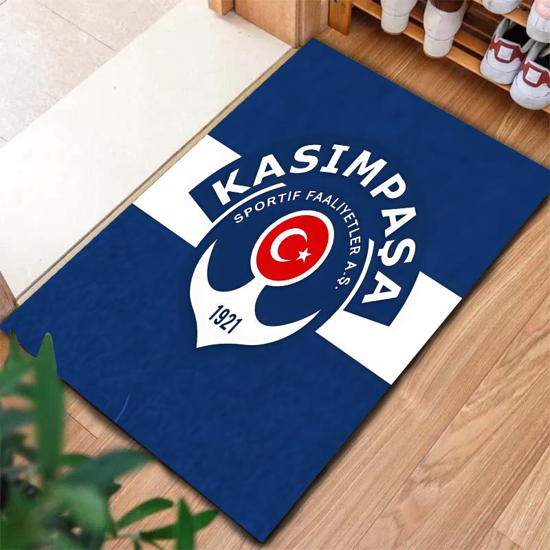 Kasimpasa Football Club Logo Carpet Rug For Living Room Bedroom Home Sofa Decoration Kids Play Nonslip Floor Mat