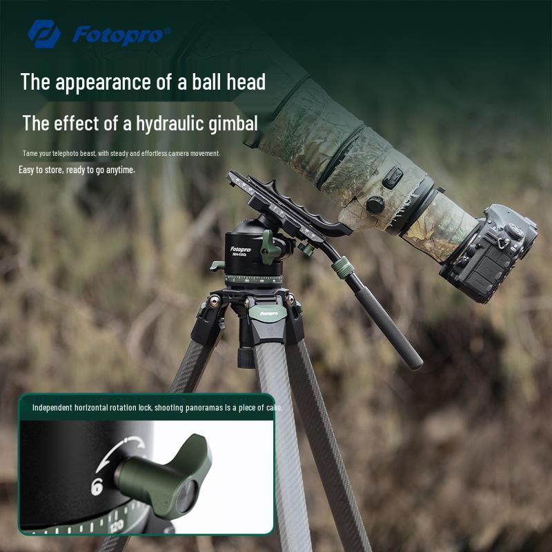 Futu Bao High-End Carbon Fiber Tripod for Photography, Videography, Bird Watching & Moon Shooting
