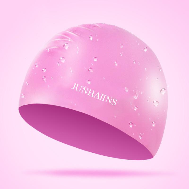 Professional PU Silicone Swimming Cap Set for Men Women Comfortable Waterproof Adult Non-Tightening Swim Cap