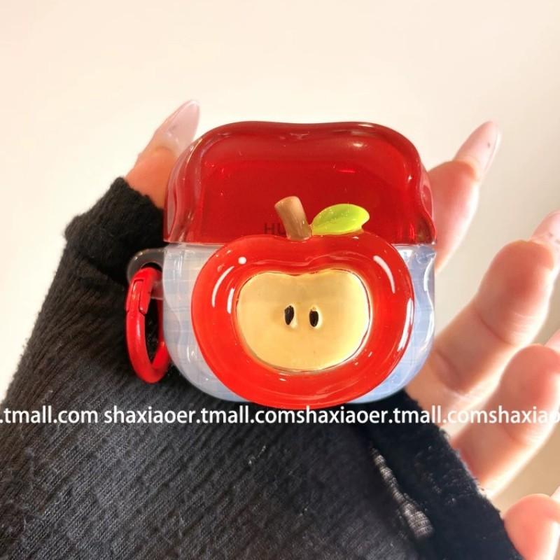 Couple 3D Apple Suitable Huawei Freebuds 5/5i 5 Protective Cover Freeclip 2 Earphone Case Huawei Freeclip2