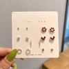 Women's High-End Plain Hoop Earrings: Light Luxury Ear Drops & Studs, Niche Design for Autumn/Winter.
