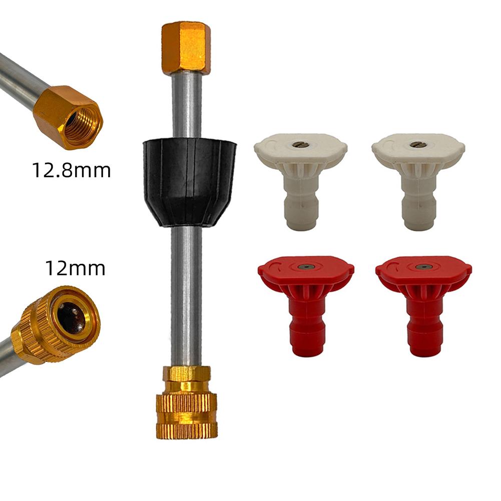 Pressure Washer Spray Lance Car Washer Extension Lance Nozzle Quick Connector High-pressure Connections